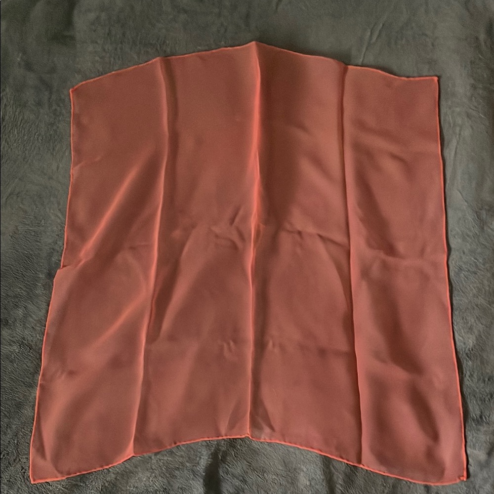 Codeorange Elegant Coral Orange Scarf